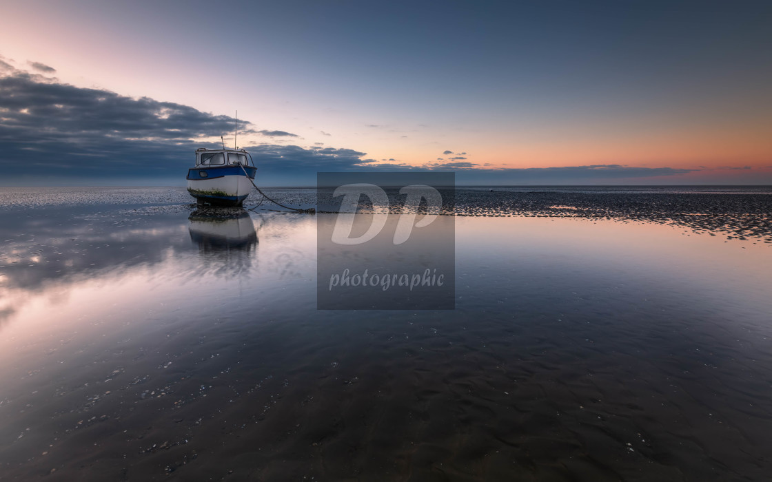 "Early Morning Light at Thorpe Bay" stock image