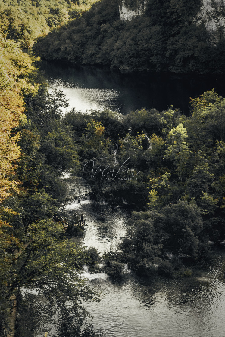 "Waterfalls in Plitvice, Croatia" stock image