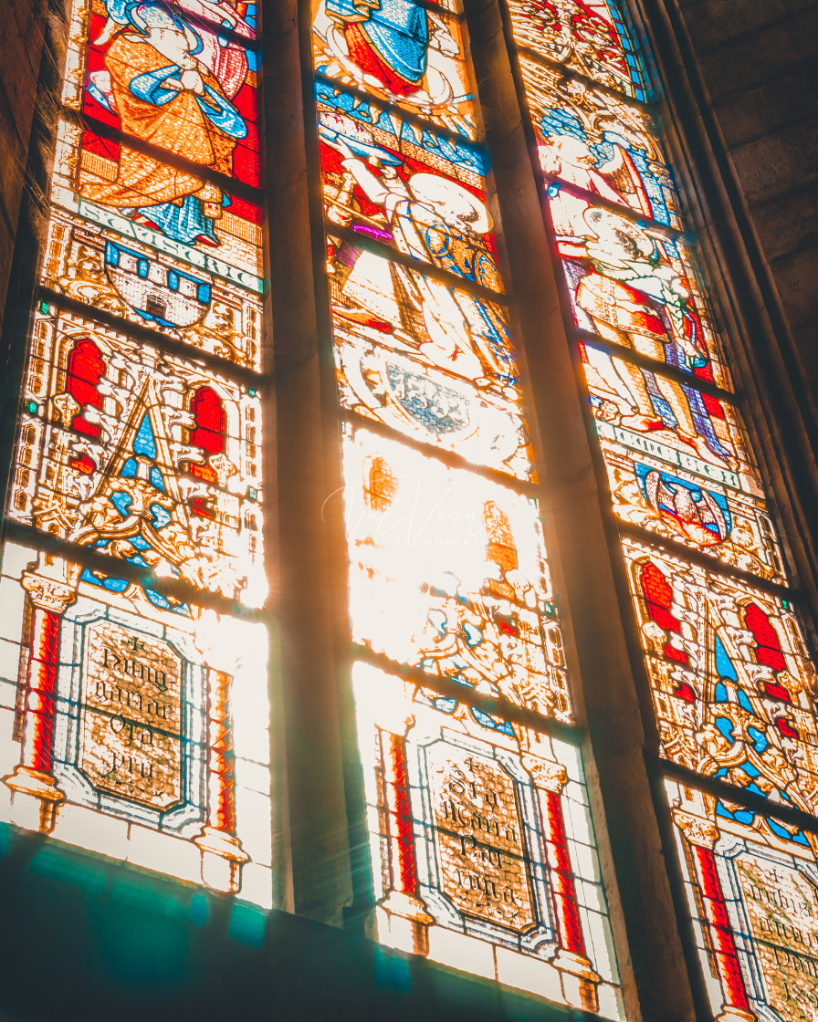 "Sunbathing in the Church" stock image