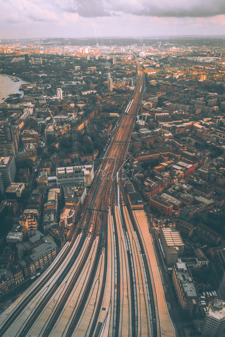 "London Bridge Train Station London" stock image