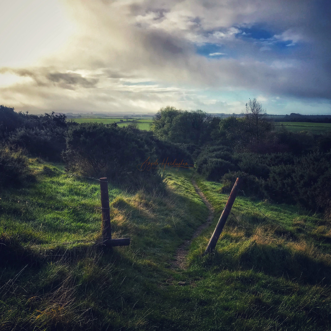 "Monday Morning in the Mendips" stock image