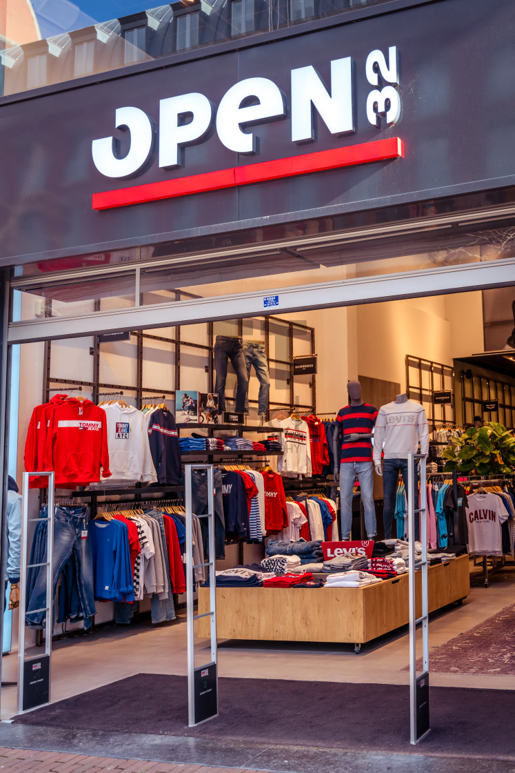 "Entrance of OPEN32 fashion store" by TTStock - $4.90 "Entrance of OPEN32 fashion store" stock image