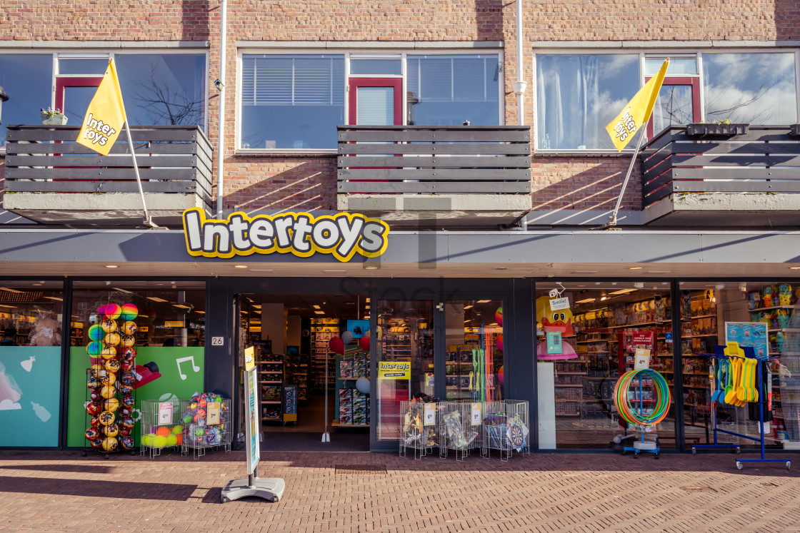 "Street view of an Intertoys store" by TTStock - $4.88 "Street view of an Intertoys store" stock image