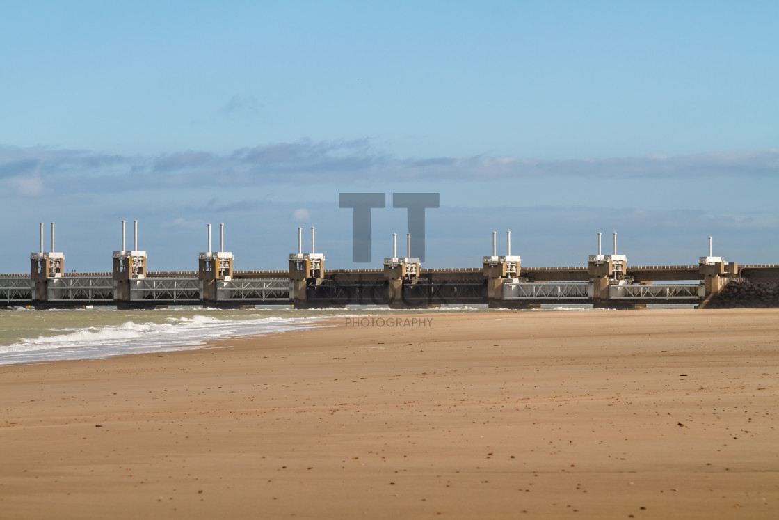 "Eastern Scheldt Storm Surge Barrier or Oosterscheldekering in Du" by TTStock - $5.05 "Eastern Scheldt Storm Surge Barrier or Oosterscheldekering in Du" stock image