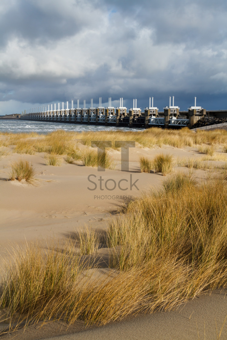 "Eastern Scheldt Storm Surge Barrier or Oosterscheldekering in Du" by TTStock - $4.90 "Eastern Scheldt Storm Surge Barrier or Oosterscheldekering in Du" stock image