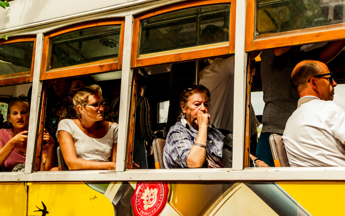 "Impressions Of Portugal - Passengers Sitting In A Tram" by TTStock - $18.36 "Impressions Of Portugal - Passengers Sitting In A Tram" stock image