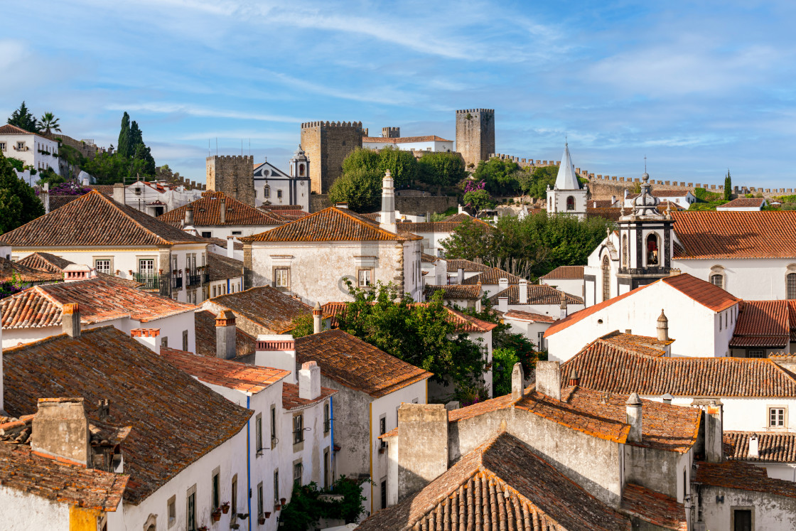 "Impressions Of Portugal - Looking towards Obidos castle" by TTStock - $18.36 "Impressions Of Portugal - Looking towards Obidos castle" stock image