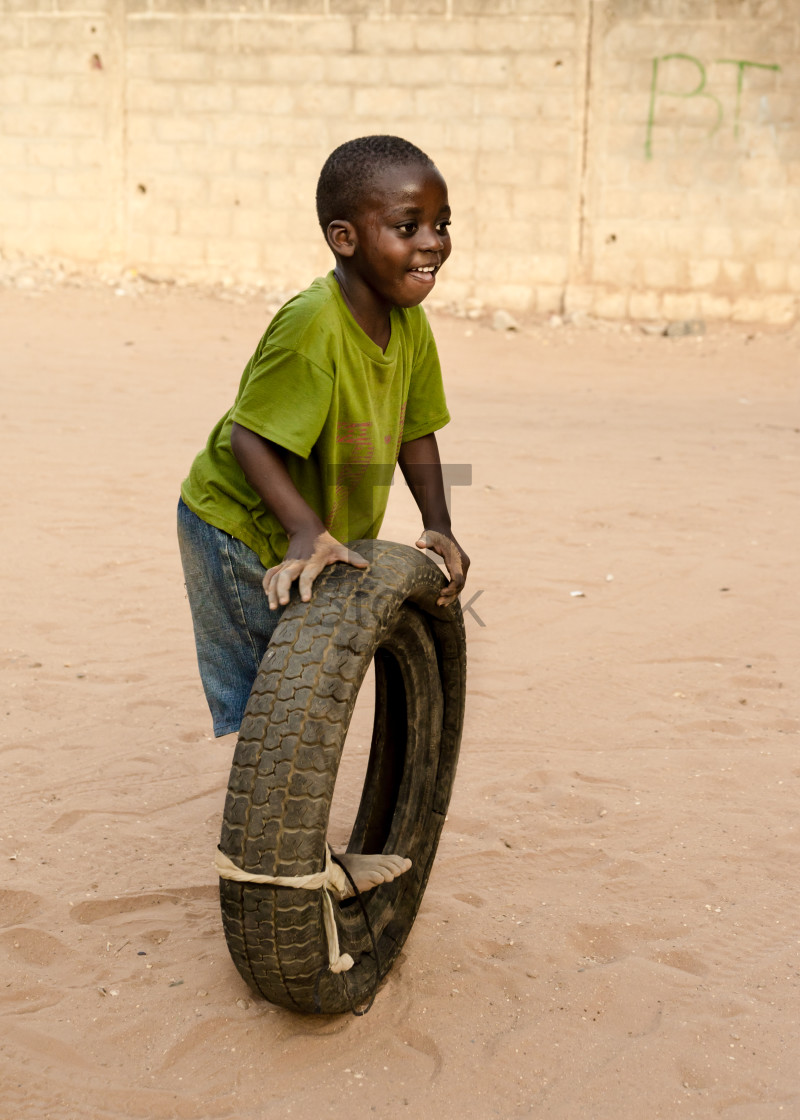 "People of Senegal - Playing in the street" by TTStock - $18.36 "People of Senegal - Playing in the street" stock image
