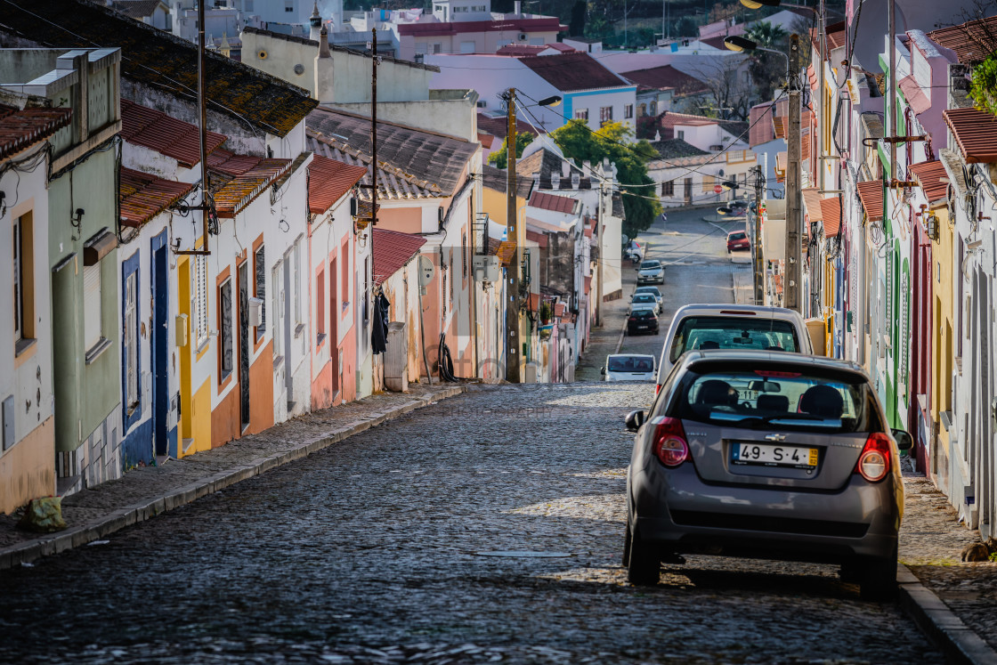 "Impressions Of Portugal - Urban streets of Silves" by TTStock - $18.36 "Impressions Of Portugal - Urban streets of Silves" stock image