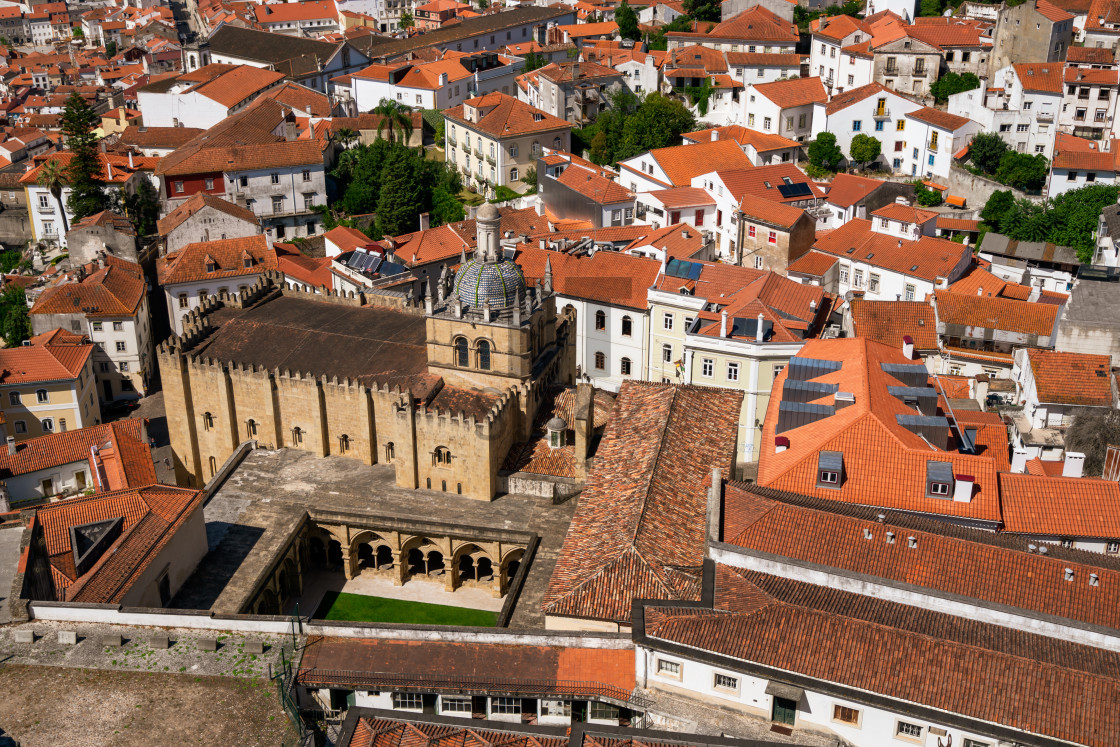 "Impressions Of Portugal - View across the rooftops of Coimbra" by TTStock - $18.36 "Impressions Of Portugal - View across the rooftops of Coimbra" stock image