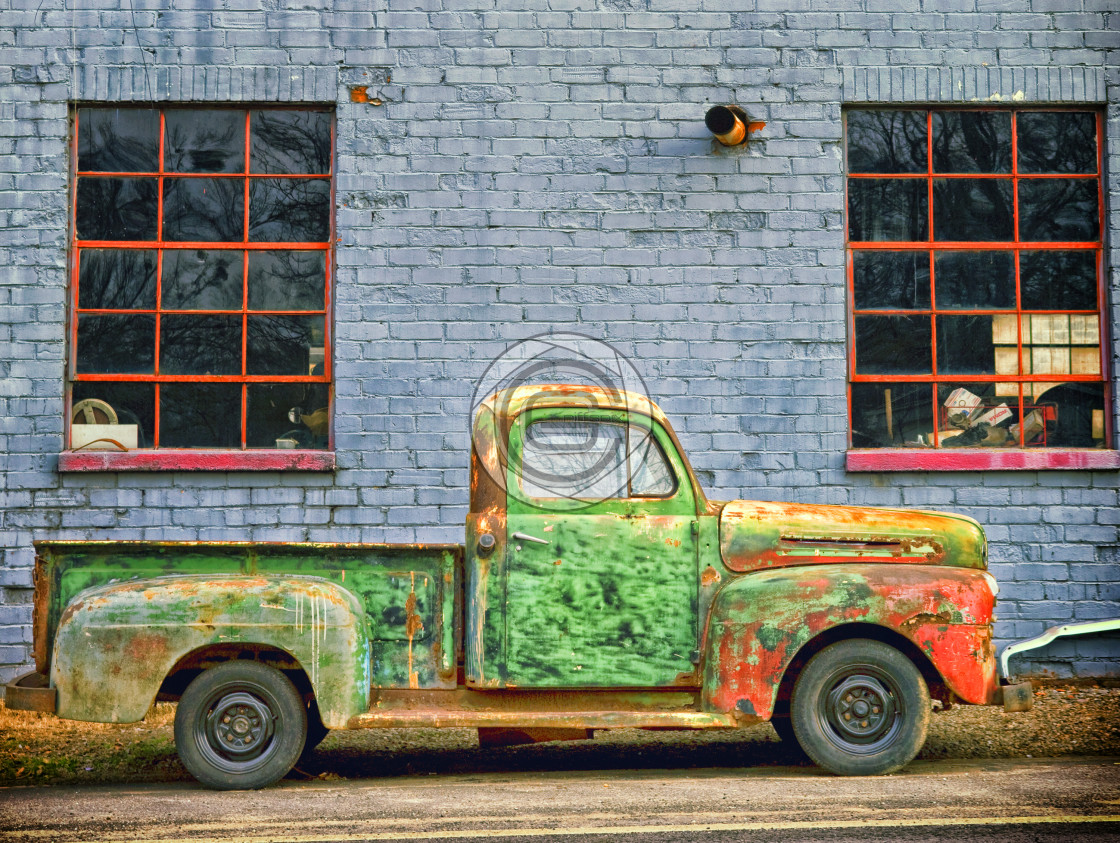 "Auto Body Mural" by John Griffiths - £29.60 "Auto Body Mural" stock image