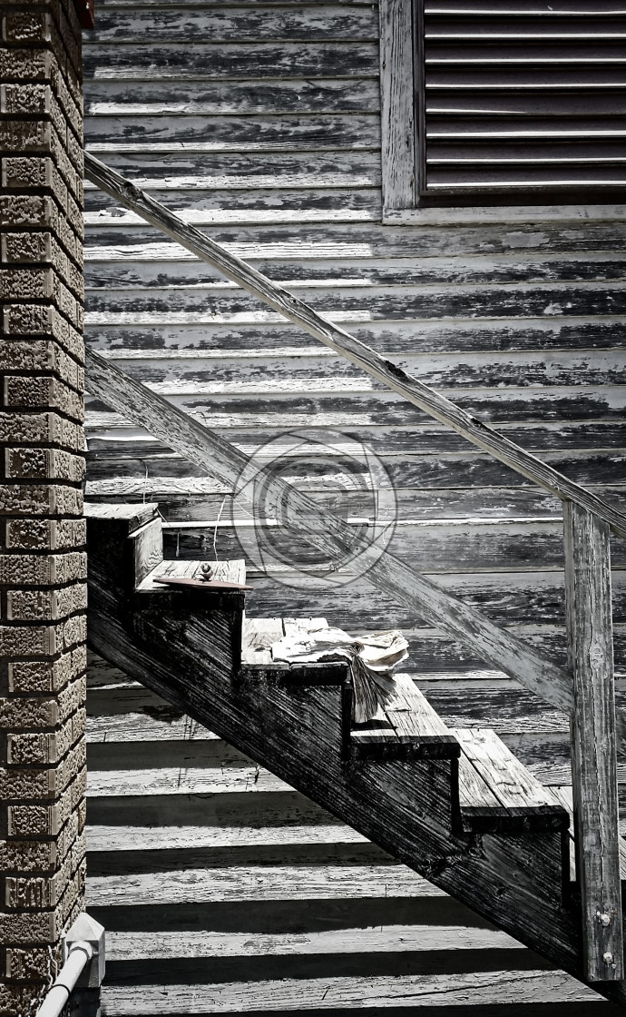 "Stairs and Stripes" by John Griffiths - £22.20 "Stairs and Stripes" stock image