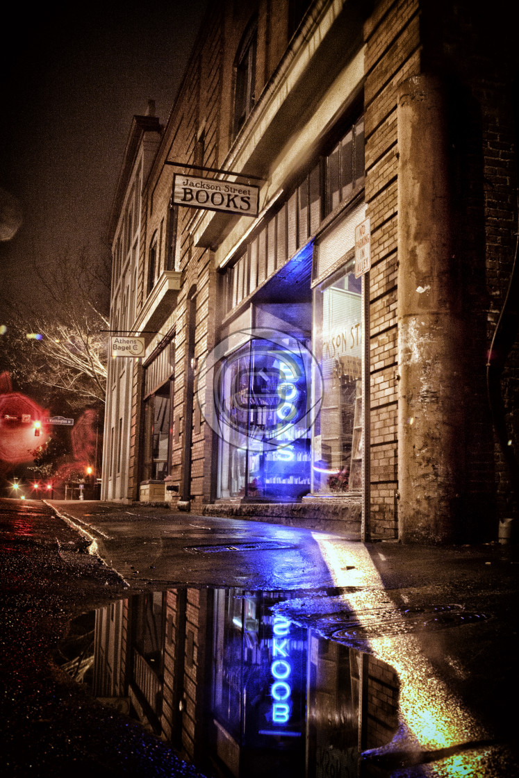 "Jackson Street Books" by John Griffiths - £33.50 "Jackson Street Books" stock image