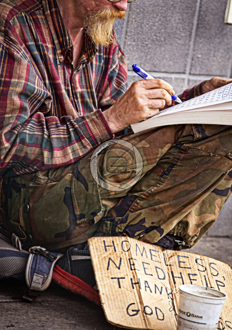"Please Help" by John Griffiths - £44.40 "Please Help" stock image