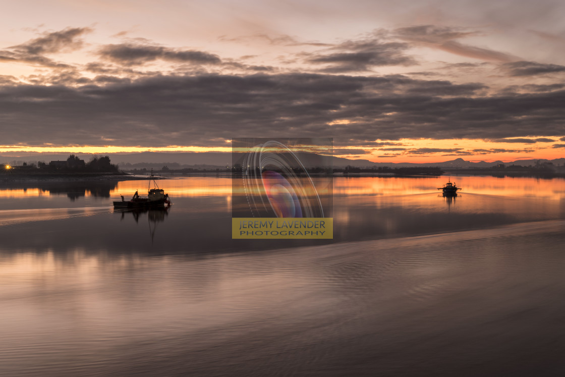 "Sunset over the River Forth" by Jeremy Lavender Photography - $37.29 "Sunset over the River Forth" stock image