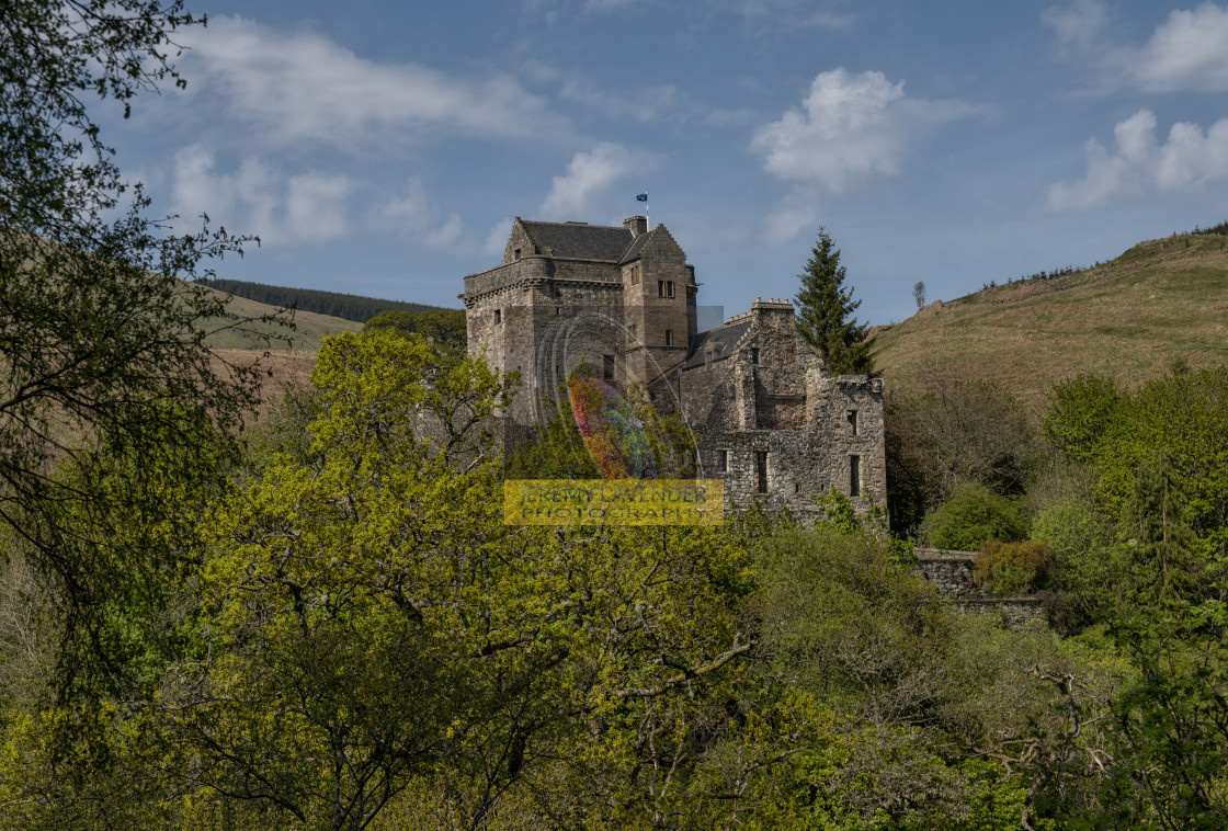 "Castle Campbell in Scotland" by Jeremy Lavender Photography - $37.29 "Castle Campbell in Scotland" stock image