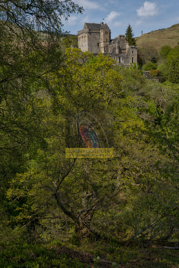 "Castle Campbell in Scotland" by Jeremy Lavender Photography - $37.01 "Castle Campbell in Scotland" stock image
