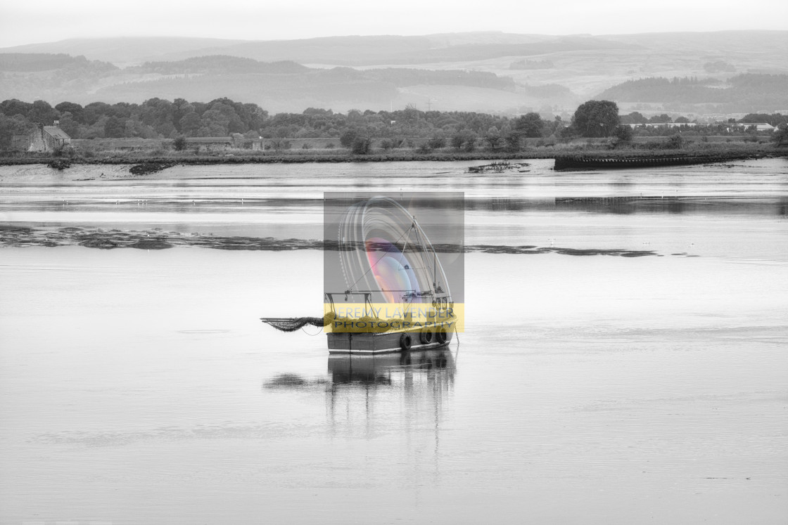 "Fishing boat on the river Forth" by Jeremy Lavender Photography - $37.29 "Fishing boat on the river Forth" stock image