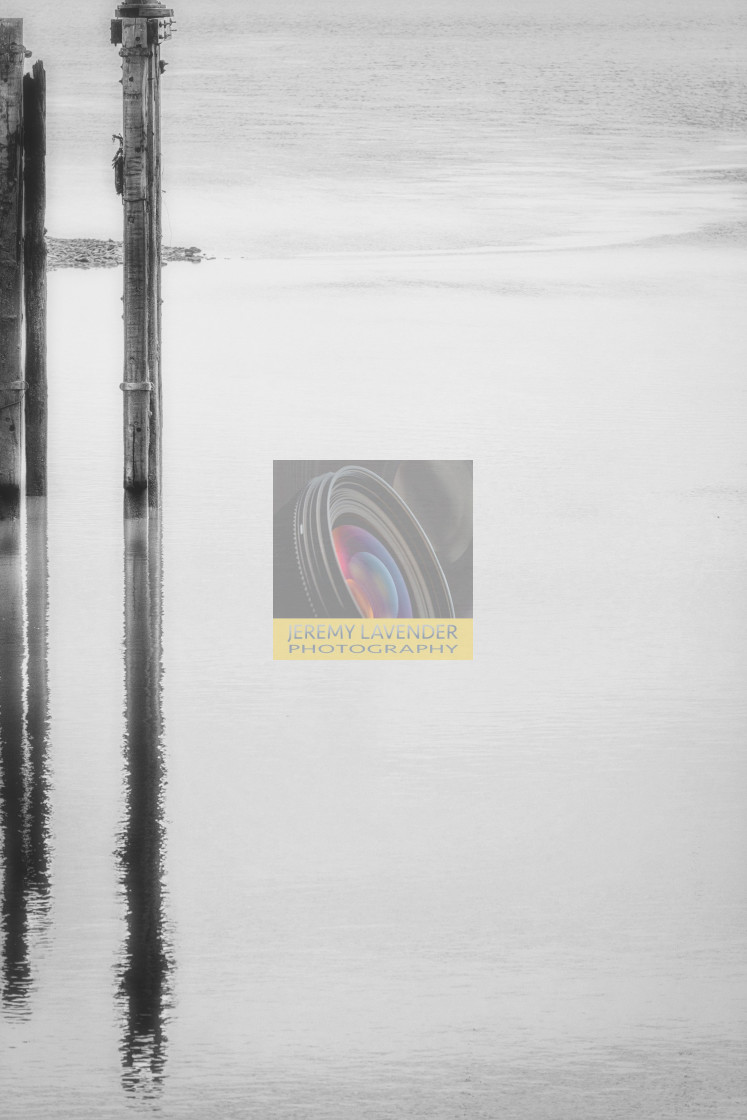 "Reflections of the old dock" by Jeremy Lavender Photography - $37.22 "Reflections of the old dock" stock image