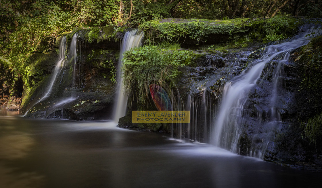 "Black Devon Waterfalls" by Jeremy Lavender Photography - $36.96 "Black Devon Waterfalls" stock image
