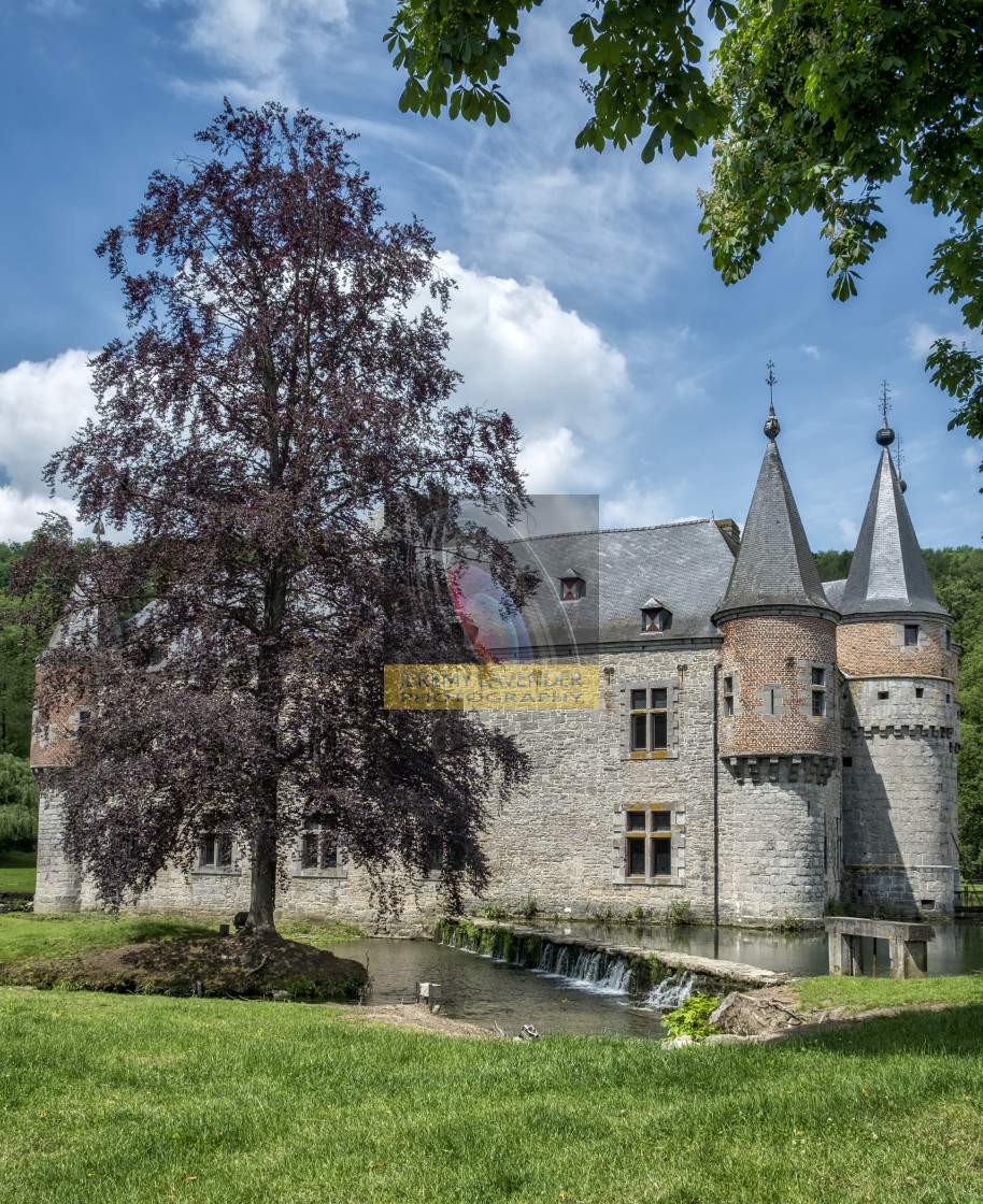 "Spontin Castle in Belgium" by Jeremy Lavender Photography - $37.01 "Spontin Castle in Belgium" stock image