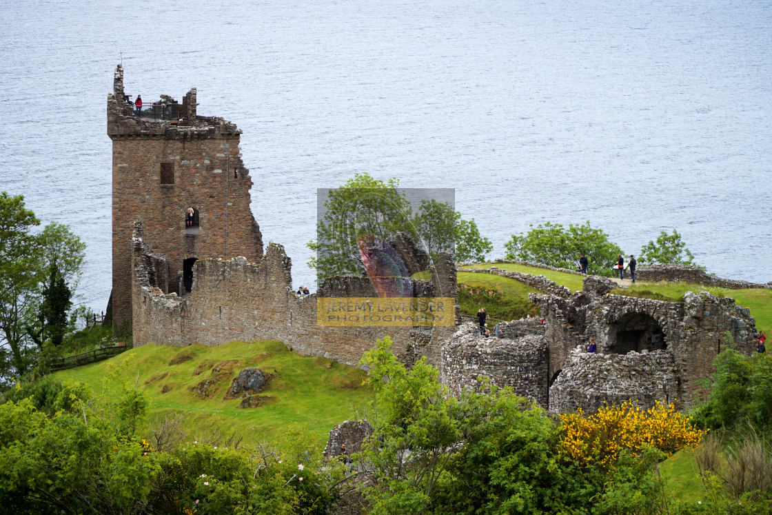 "Urquhart Castle on Loch Ness" by Jeremy Lavender Photography - $36.96 "Urquhart Castle on Loch Ness" stock image