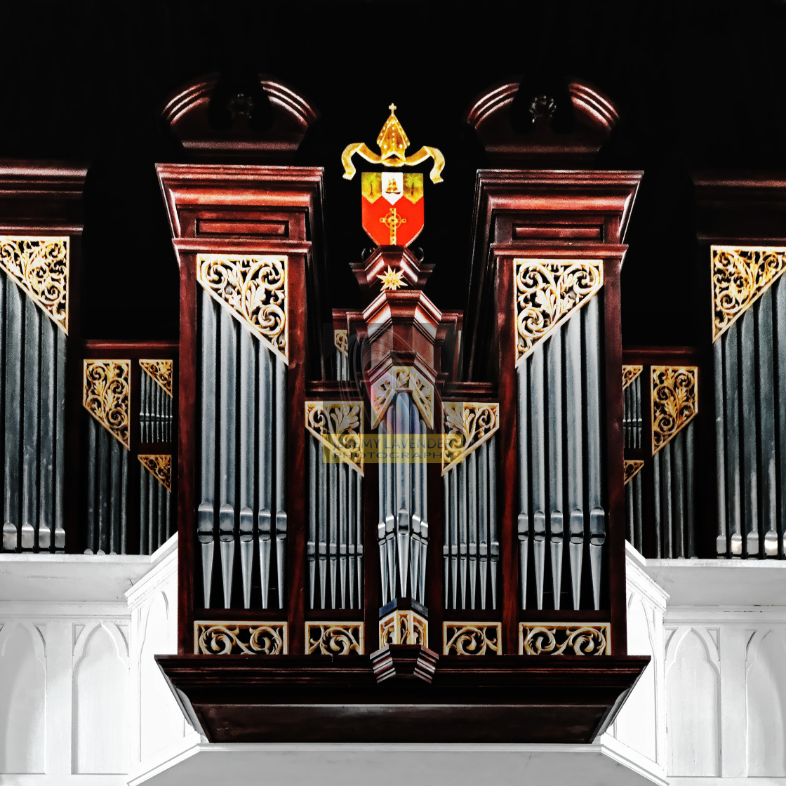 "Pipe Organ" stock image