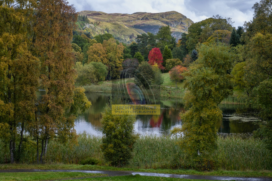 "Airthrey loch with Autumn colors" by Jeremy Lavender Photography - $37.01 "Airthrey loch with Autumn colors" stock image