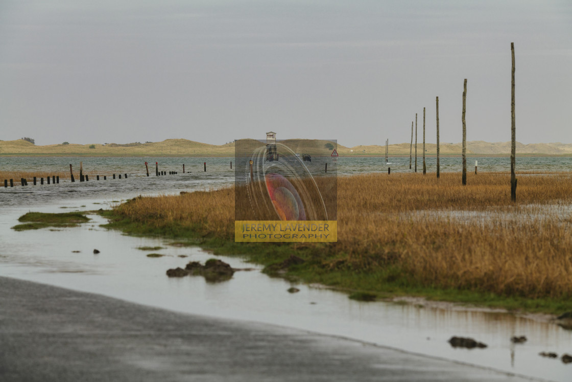 "The Holy Island causeway of Lindisfarne" by Jeremy Lavender Photography - $37.29 "The Holy Island causeway of Lindisfarne" stock image