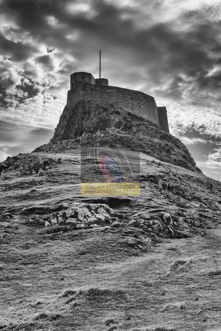 "Lindisfarne Castle on Holy Island" by Jeremy Lavender Photography - $37.01 "Lindisfarne Castle on Holy Island" stock image