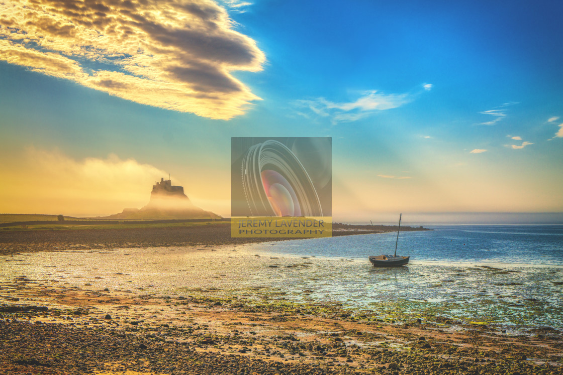 "Lindisfarne Castle on Holy Island" by Jeremy Lavender Photography - $37.29 "Lindisfarne Castle on Holy Island" stock image