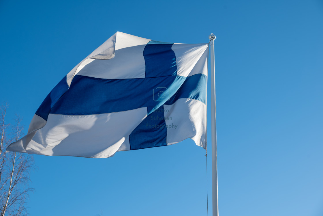 "Flag of Finland" stock image