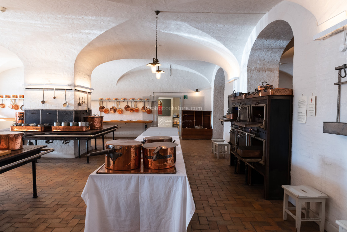 "Antique kitchen for professional use" by Brambilla Simone - £6.87 "Antique kitchen for professional use" stock image