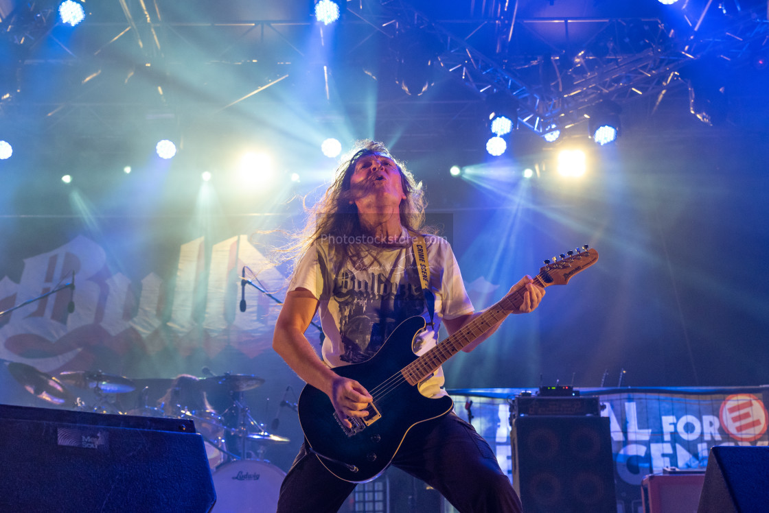 "BULLDOZER at Metal for Emergency 2018" by Brambilla Simone - £6.87 "BULLDOZER at Metal for Emergency 2018" stock image