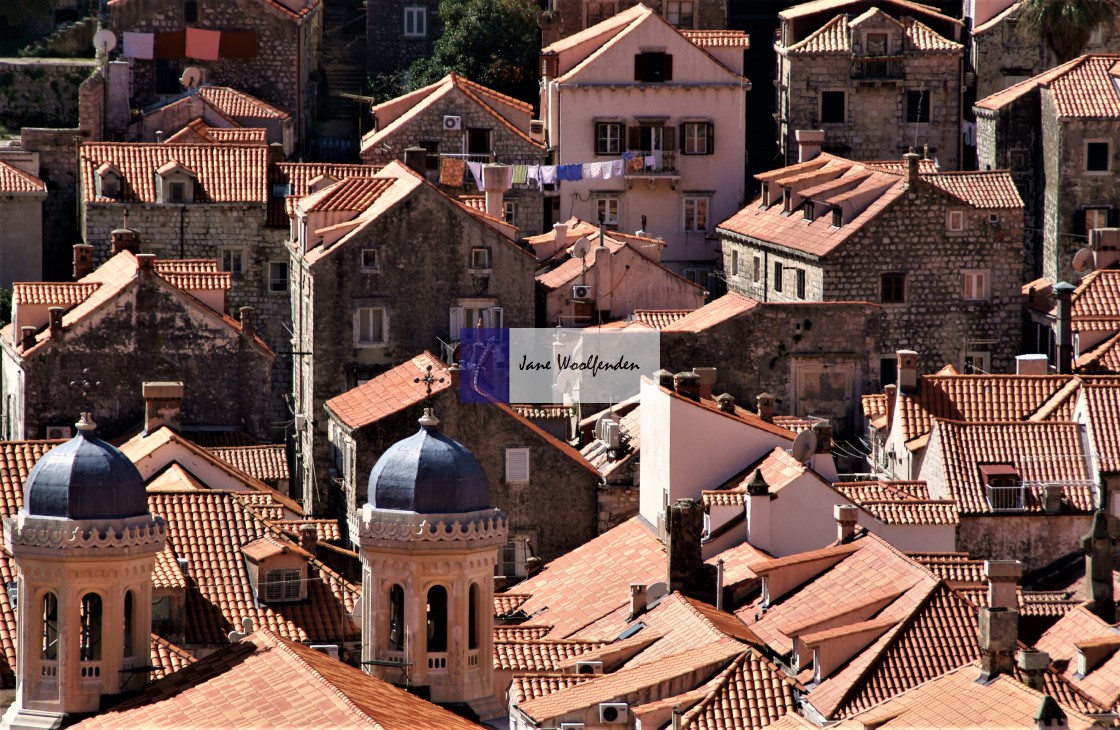 "Rooftops in Dubrovnik" stock image