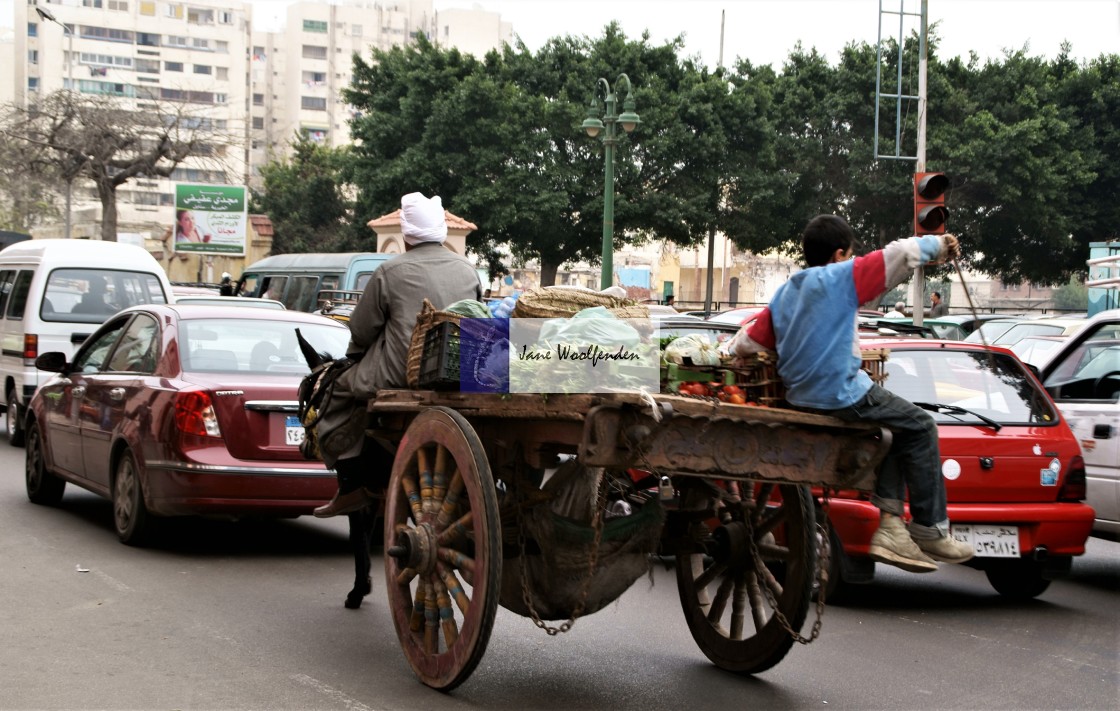 "Traffic Jam in Alexandria" stock image