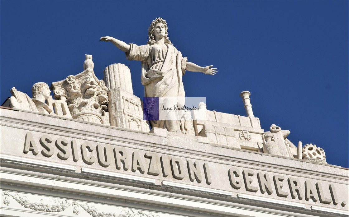 "The Opera House, Trieste" stock image