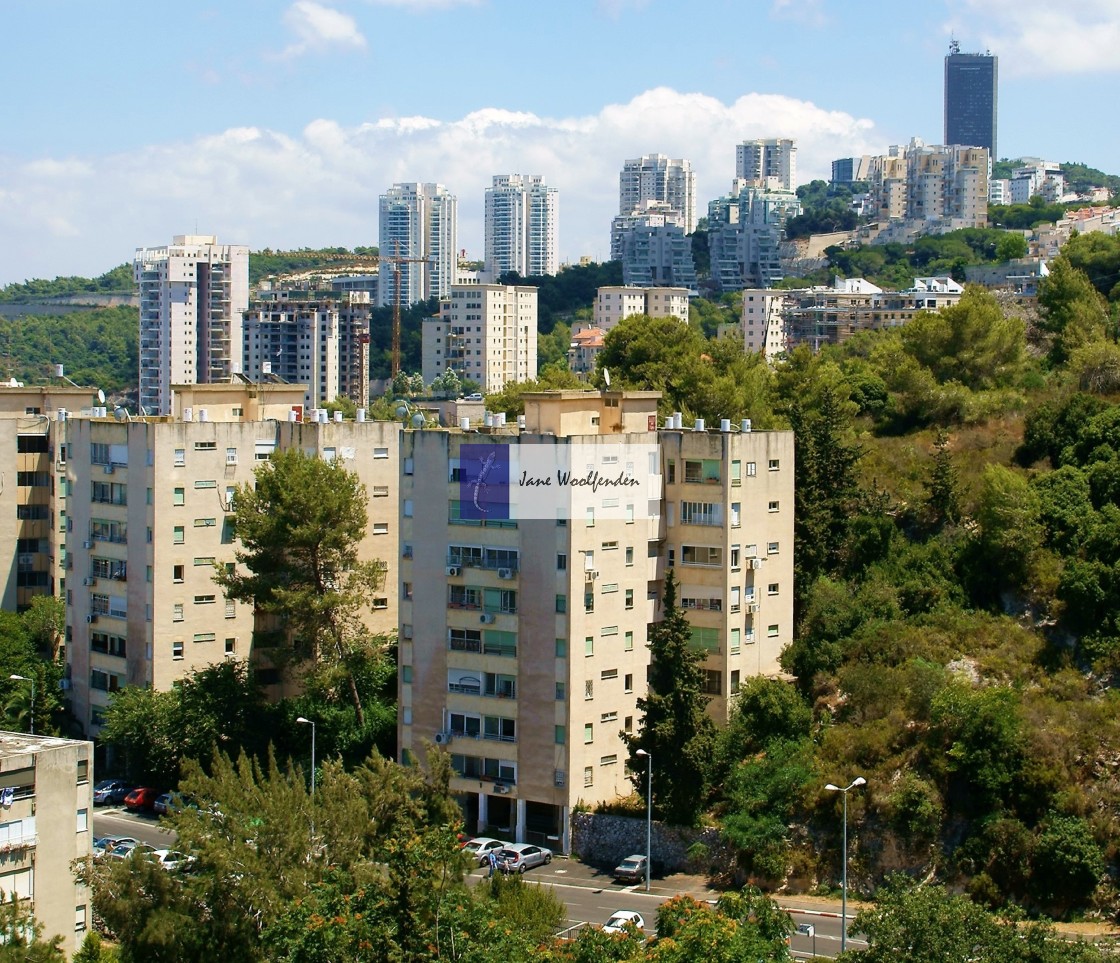 "Apartment Blocks, Haifa" stock image