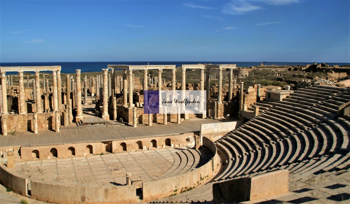 "Leptis Magna, Libya" stock image