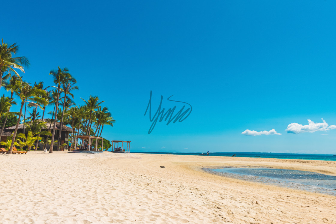 "Pristine, White Beaches of Kota Beach Resort - Philippines, Asia" by Lewis Fink - £10.00 "Pristine, White Beaches of Kota Beach Resort - Philippines, Asia" stock image