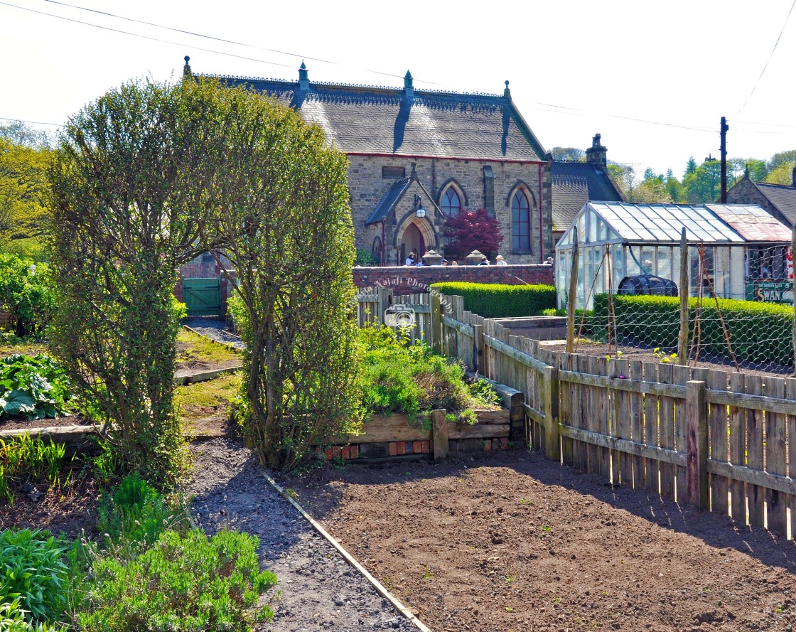 "Pit Village Garden" stock image