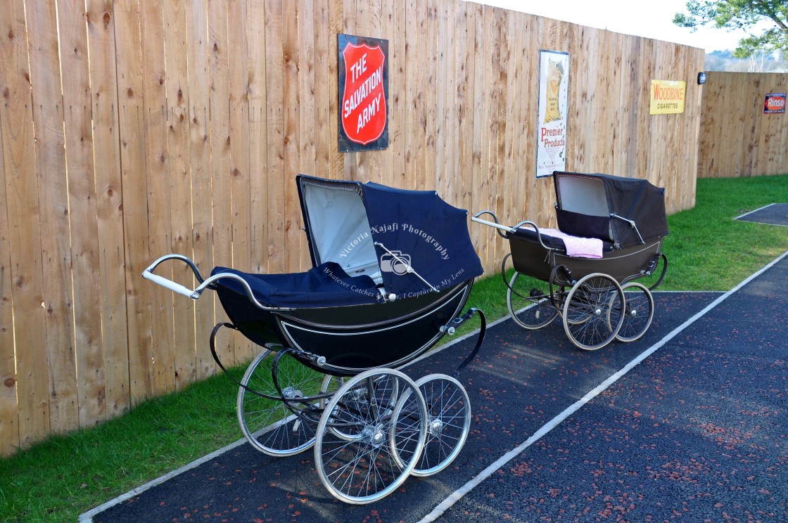 "1950s Prams" stock image