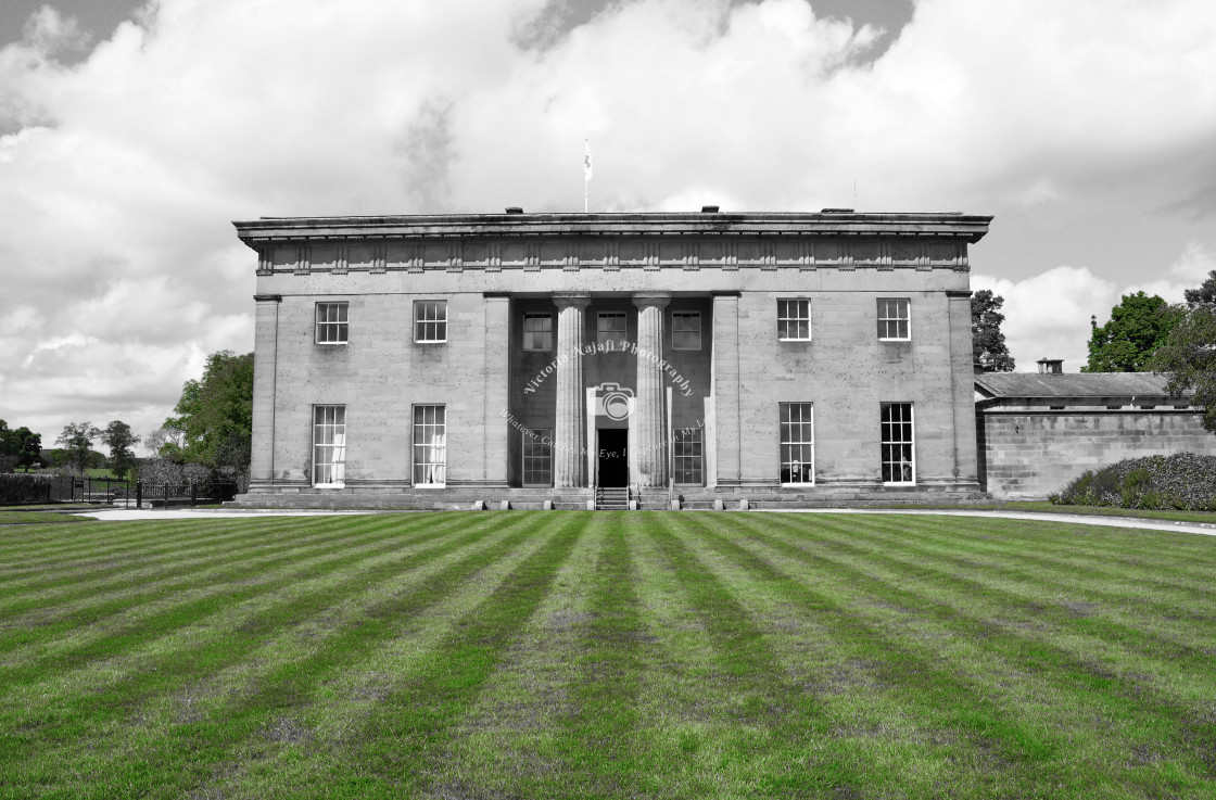 "Belsay Hall" stock image