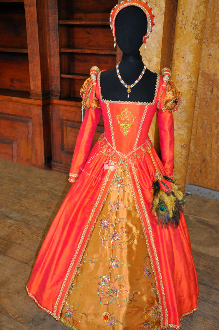 "Elizabethan Dress" stock image