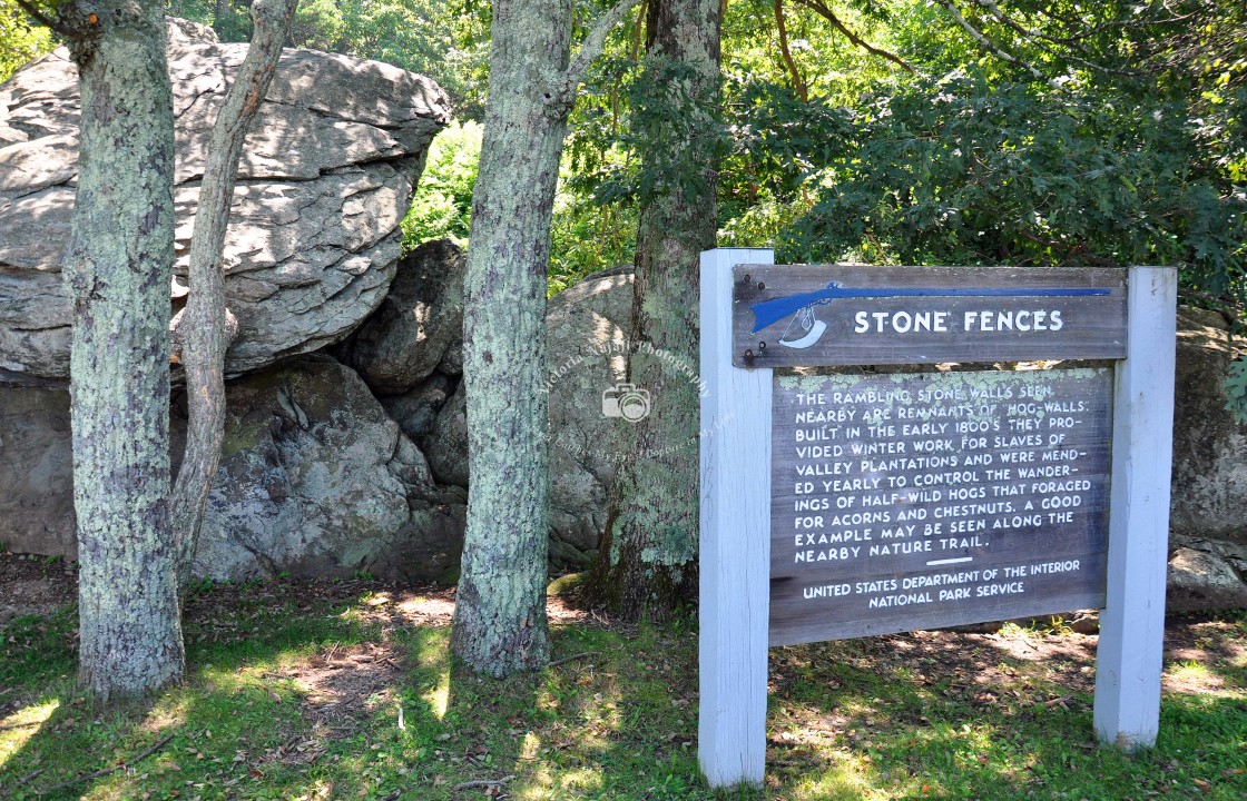 "Stone Fences" stock image