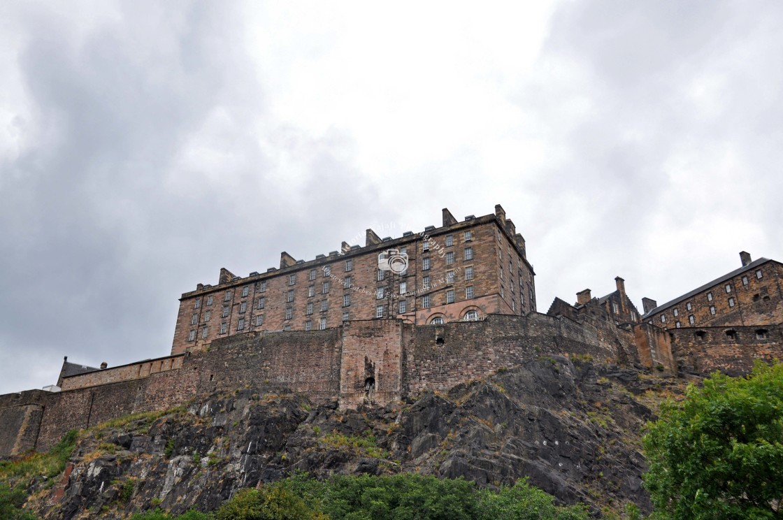 "Edinburgh Castle" stock image