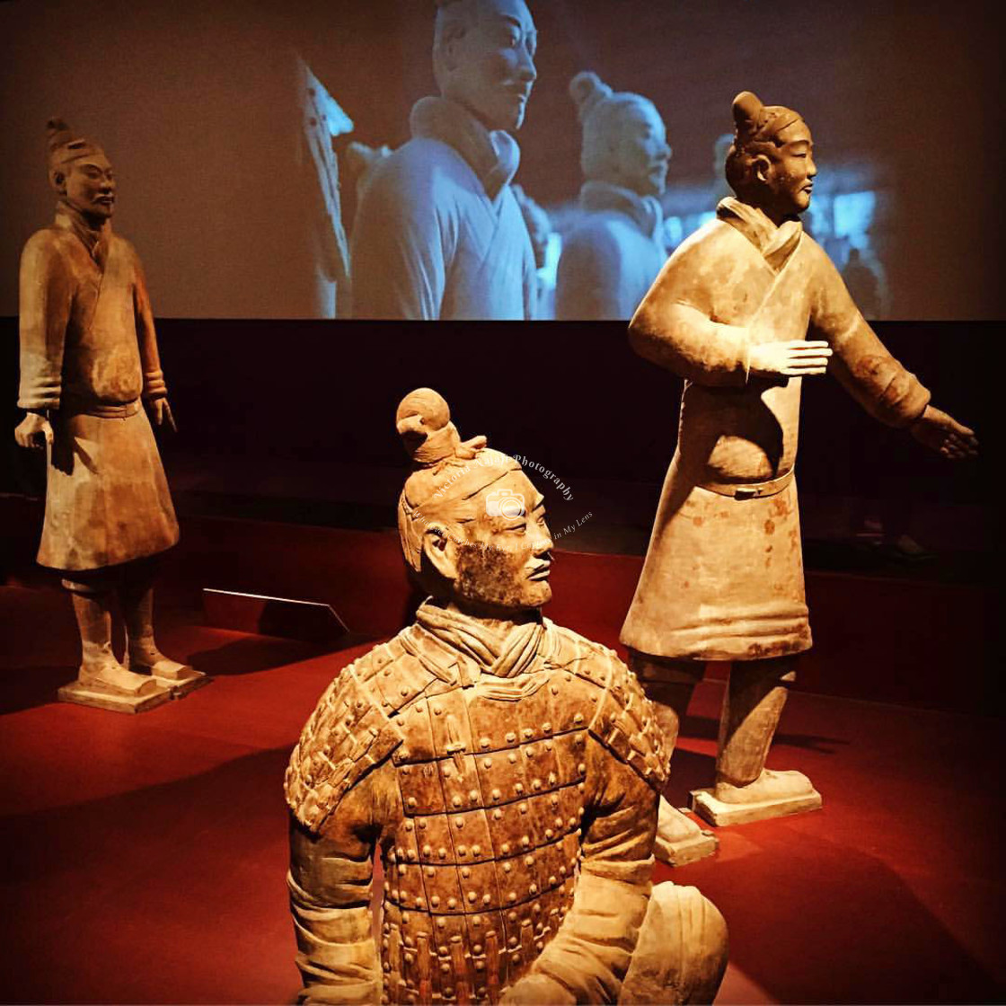 "The Terracotta Army Exhibition" stock image