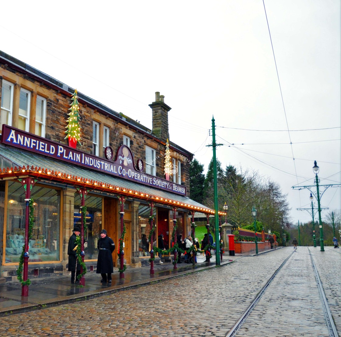 "Christmas at Beamish" stock image