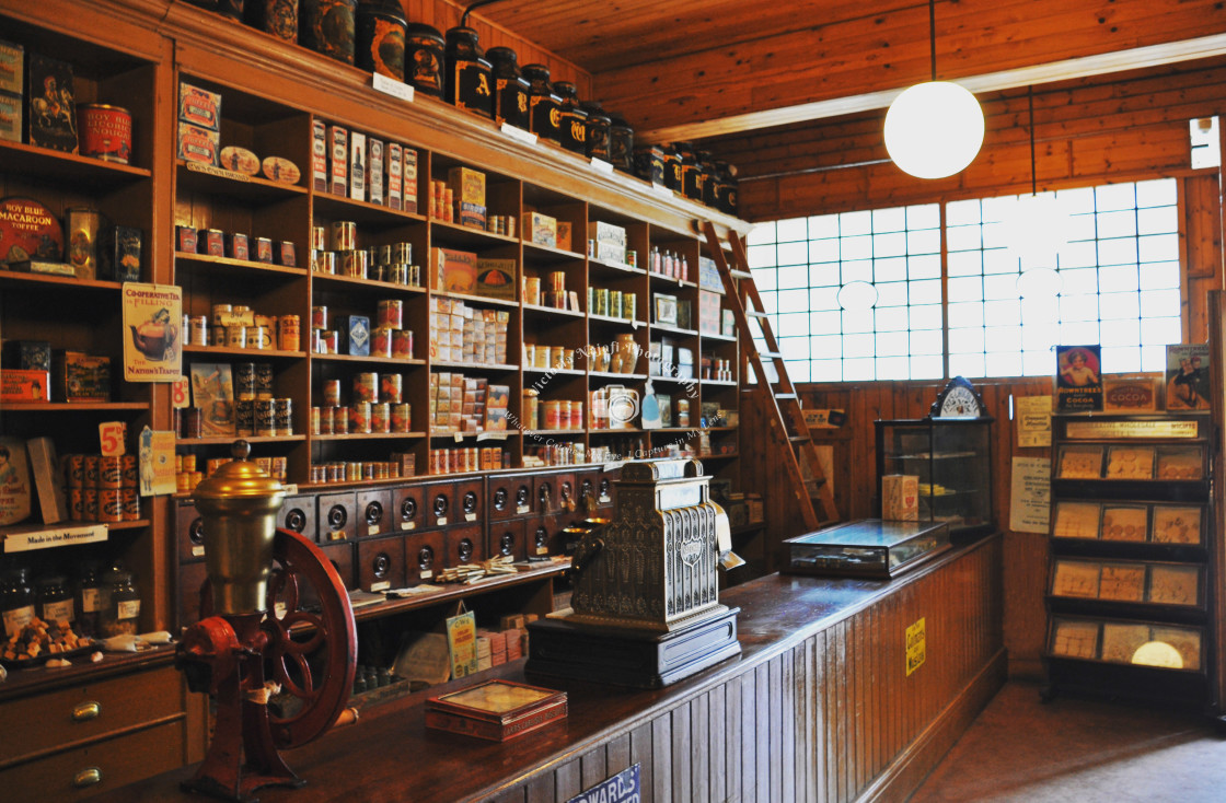 "Co-operative Store Interior" stock image