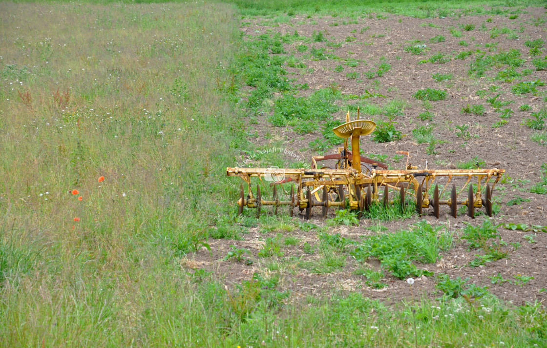 "Vintage Farming Equipment" stock image